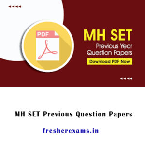 MH SET Previous Question Papers